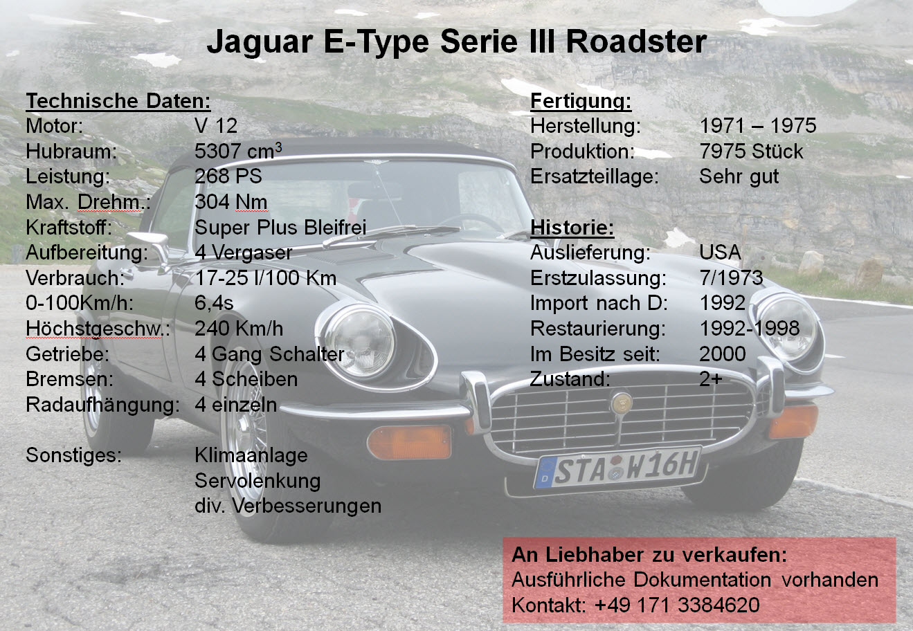 jag fact sheet